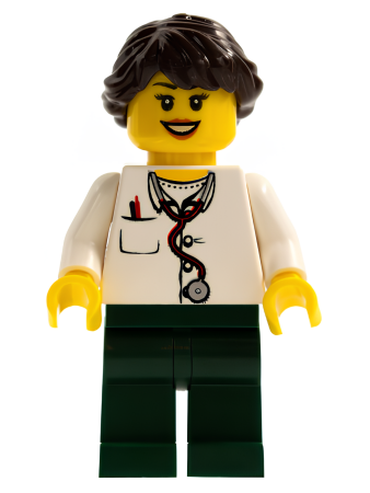 Минифигурка Lego Doctor - Lab Coat doc037 U